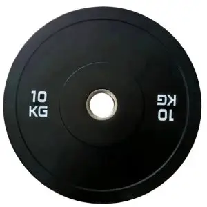 משקולת צלחת באמפר 10 קילו בצבע שחור